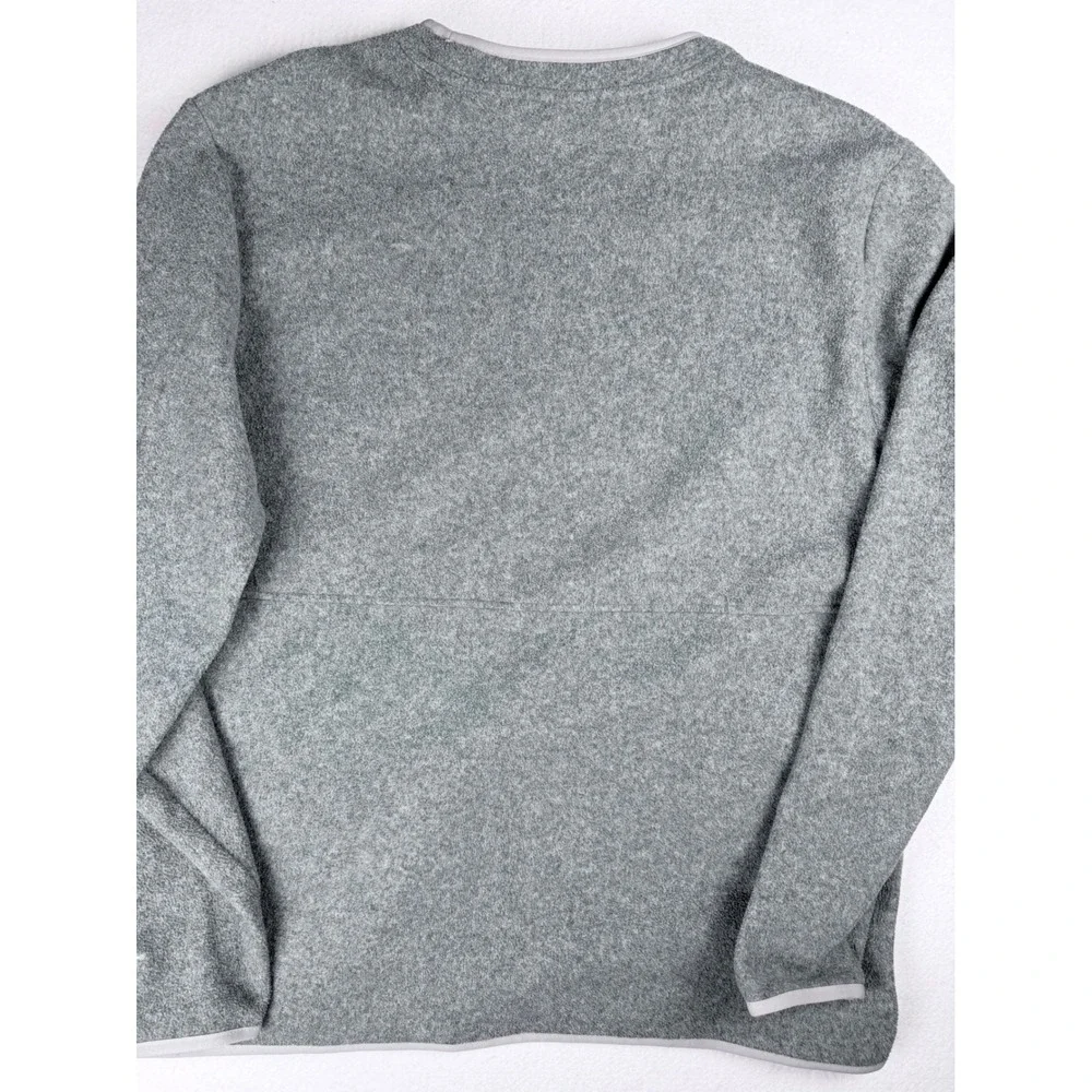 The North Face Polartec Fleece Pullover Mens XL Grey Crewneck Sweater NF0A4P8G